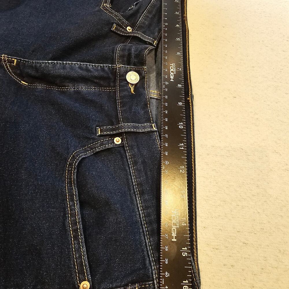 Levi’s 31x30 711 Skinny Jeans Dark Wash Clean Girl 90's Normcore Capsule NWT - Picture 6 of 9